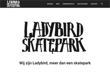 Tablet Screenshot of ladybirdskatepark.nl